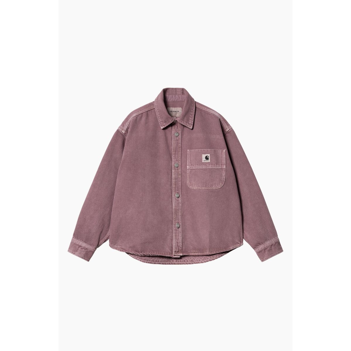 W' Georgia Shirt Jac - Dusty Fuchsia (Stone Dyed) - Carhartt WIP - Lilla M