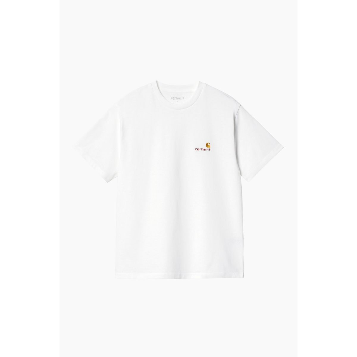 W' S/S American Script T-Shirt - White - Carhartt WIP - Hvid L