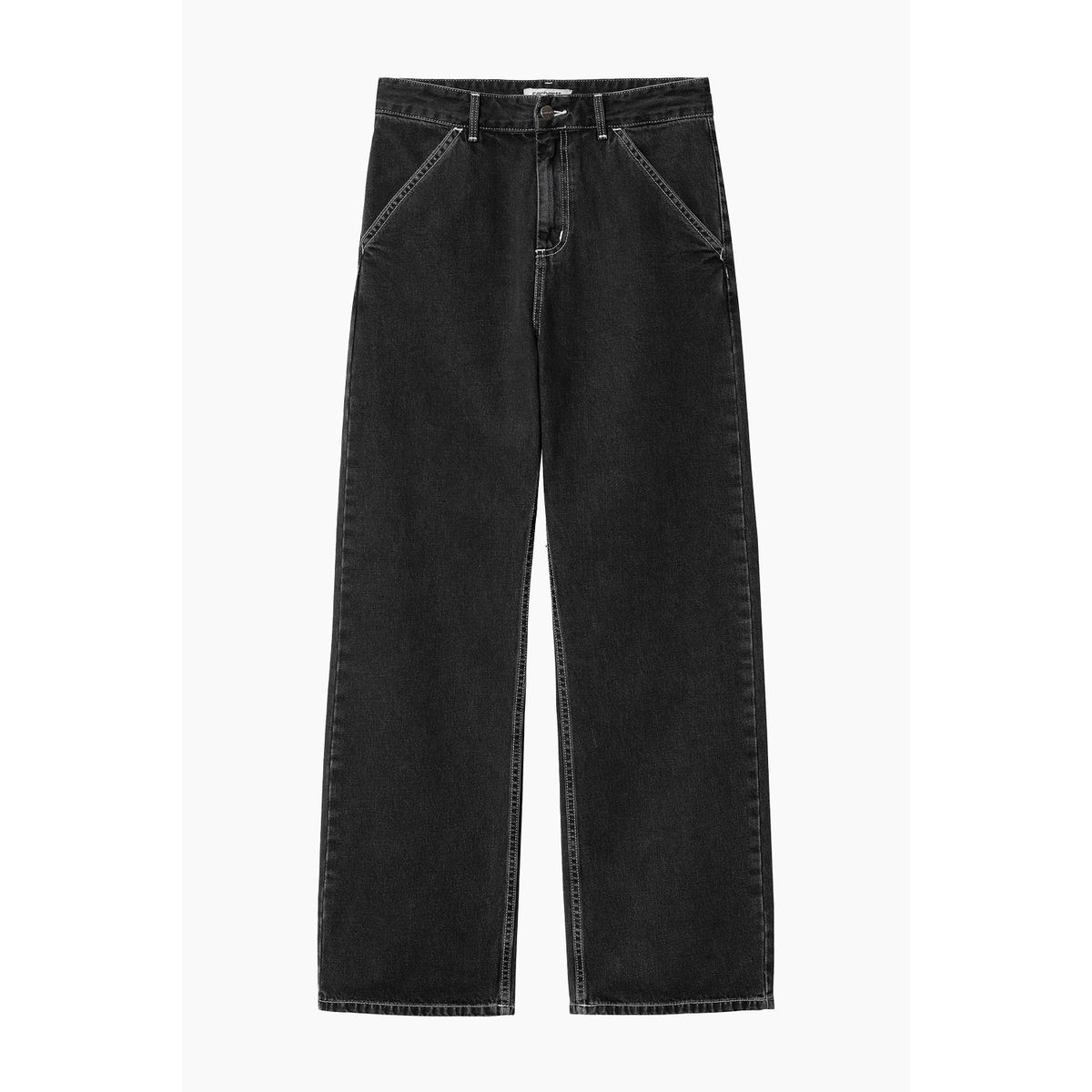 W' Simple Pant - Black Stone - Carhartt WIP - Sort 27