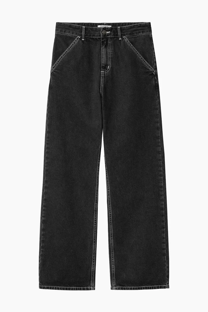 W' Simple Pant - Black Stone - Carhartt WIP - Sort 28