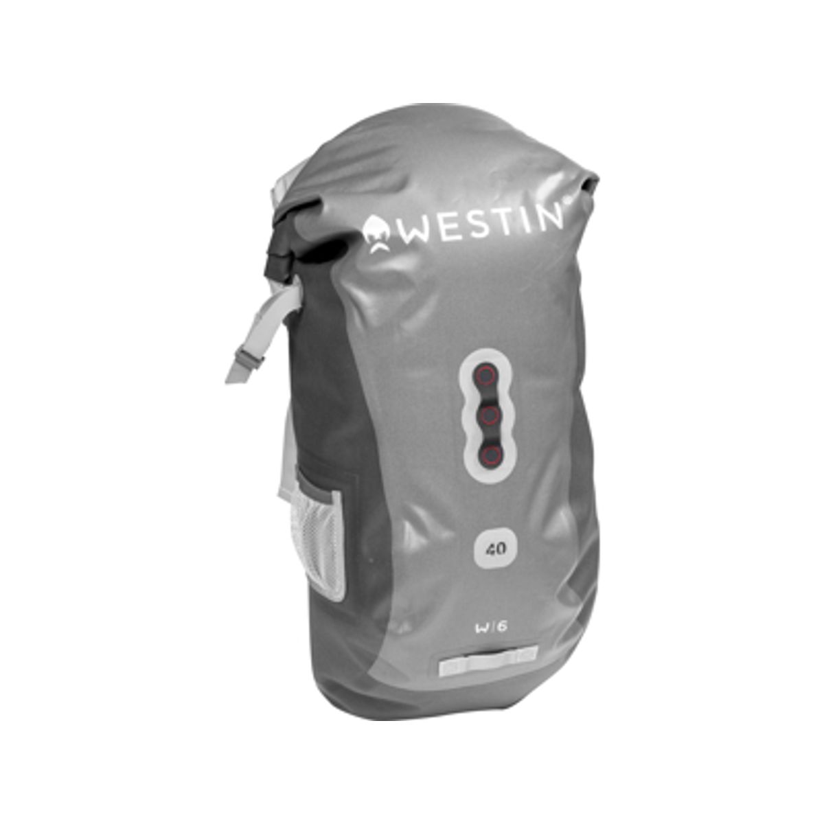 W6 Roll-Top Backpack Silver Grey 40L