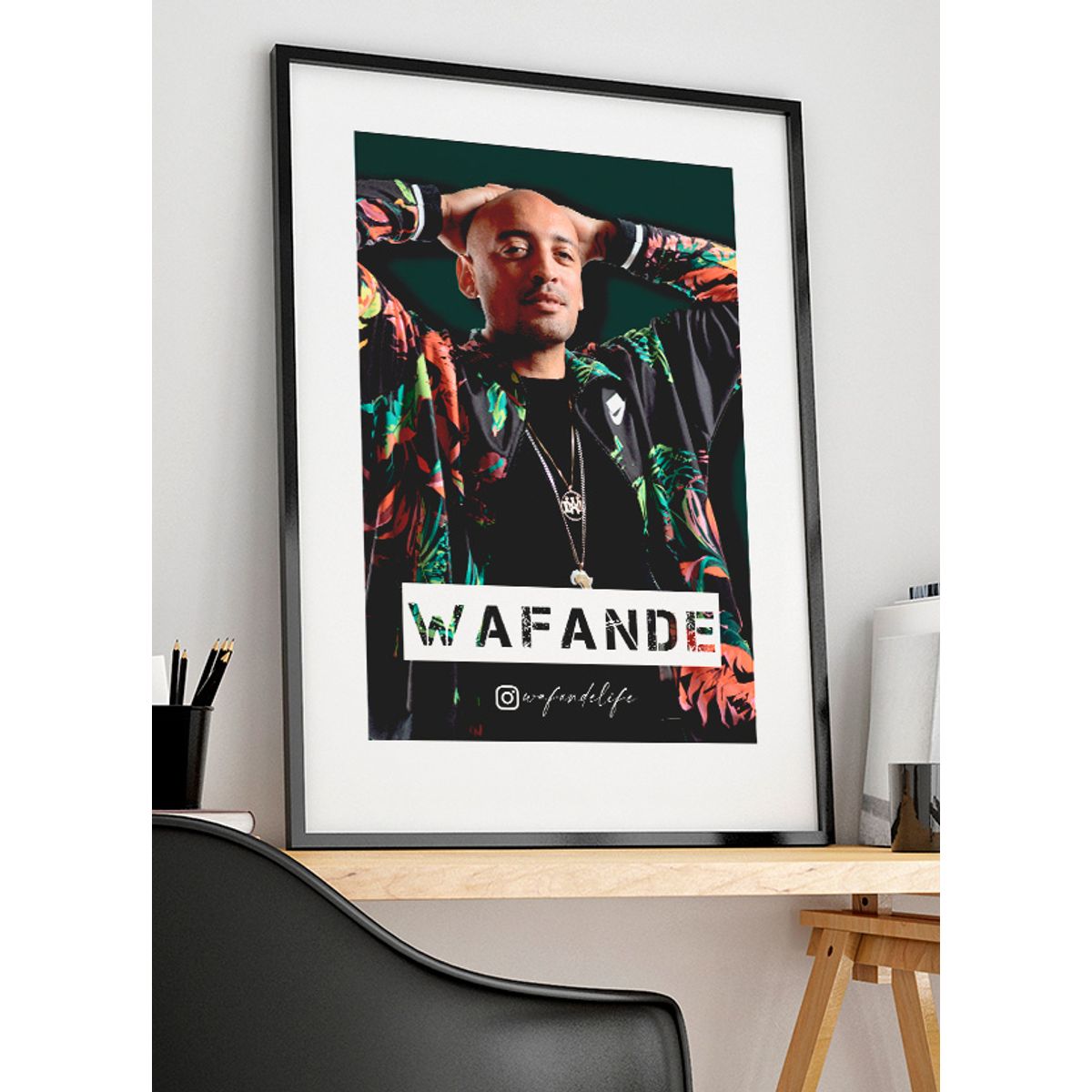 Wafande plakat - Wafandelife - 50 x 70 cm - Kr. 279,-