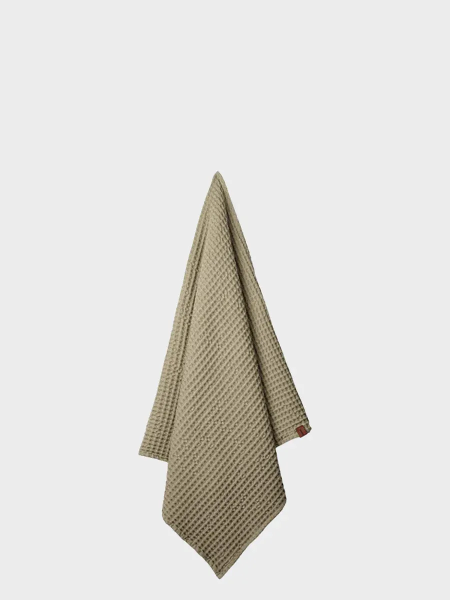 Waffle Bath Towel - Oak