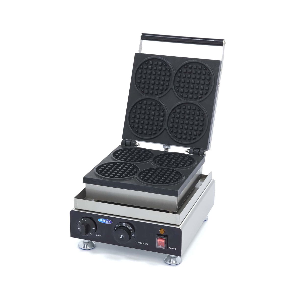 Waffle Maker Mini Round Waffle - 4 stk - Maxima