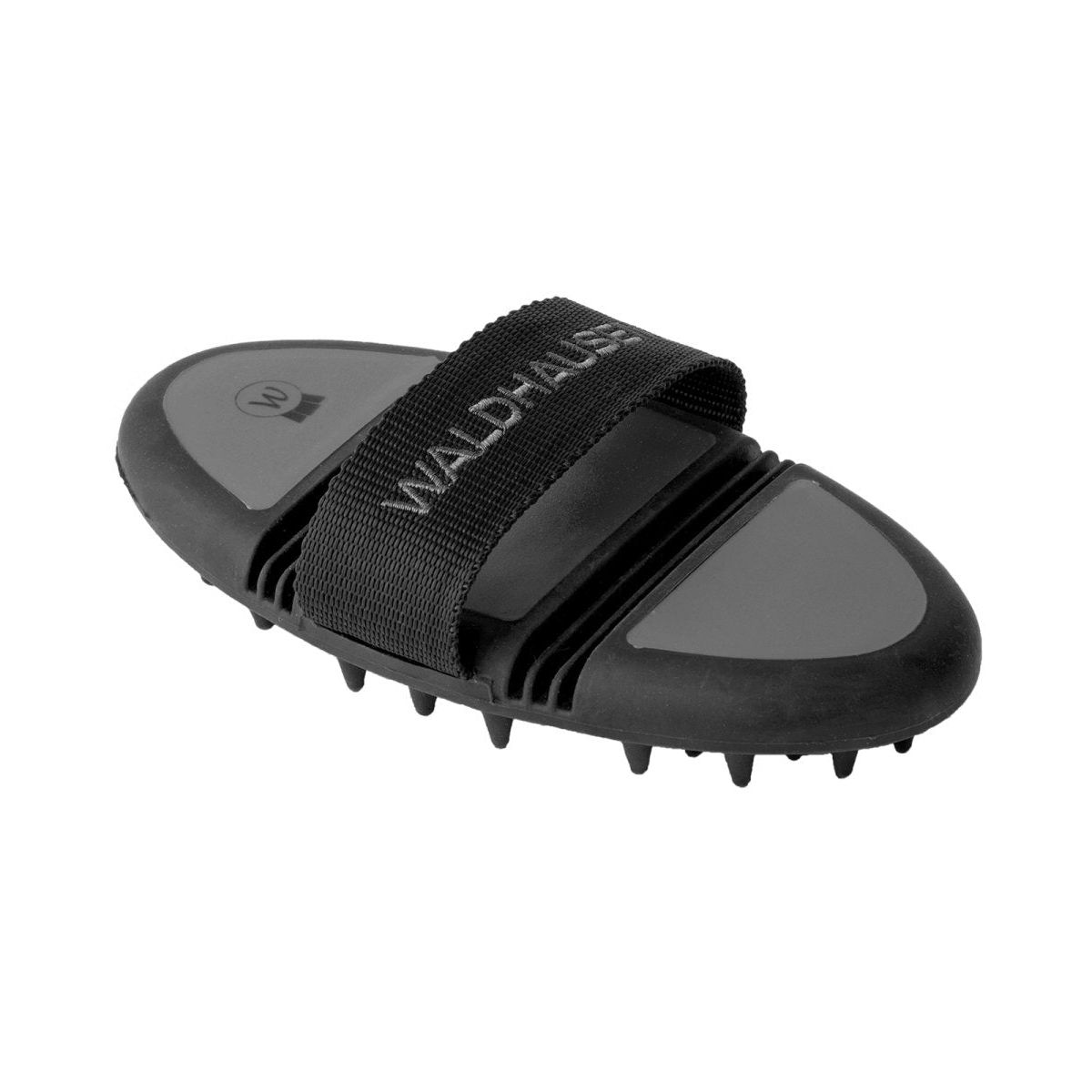 Waldhausen Flex massage brush, black/grey