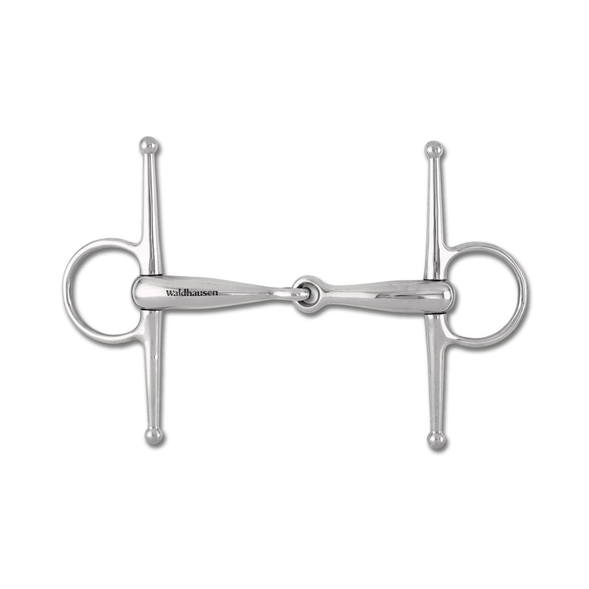 Waldhausen Full Cheek Snaffle Bit SS, solid, R: 5 cm, T: 16 mm