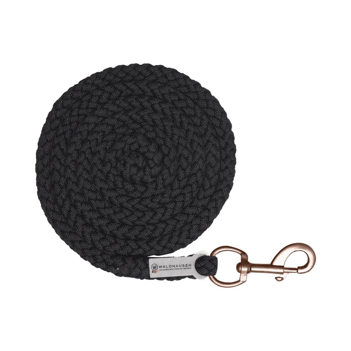 Waldhausen Lead Rope Shine, snap hook - Sort