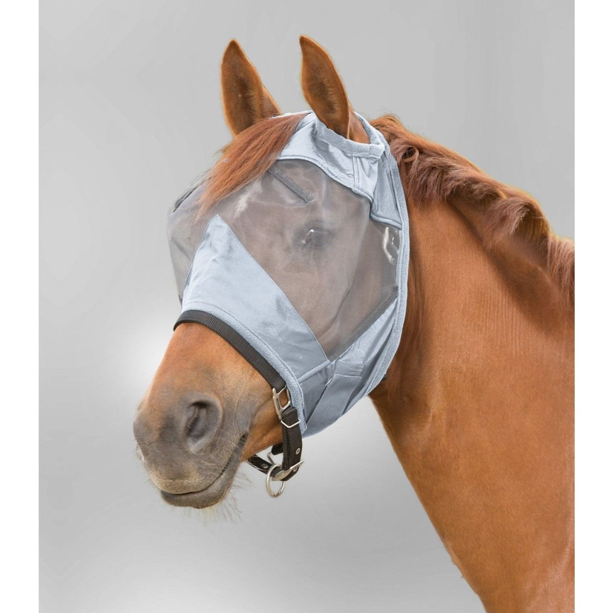 Waldhausen Premium Fly Mask without Ear Protection - Silver grey