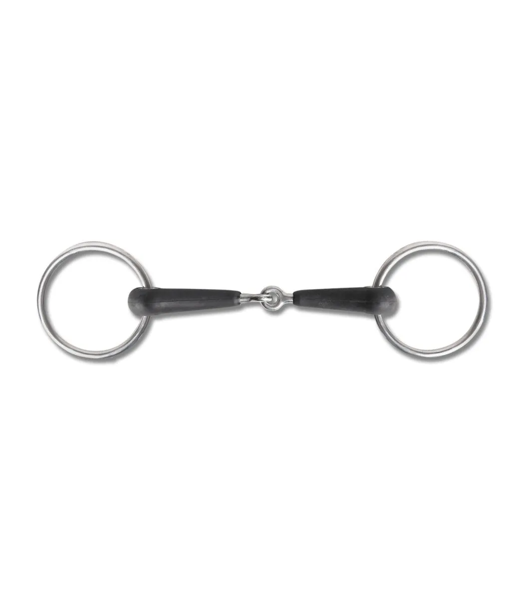 Waldhausen Rubber Snaffle Bit, R:6 cm, T: 1,5 cm