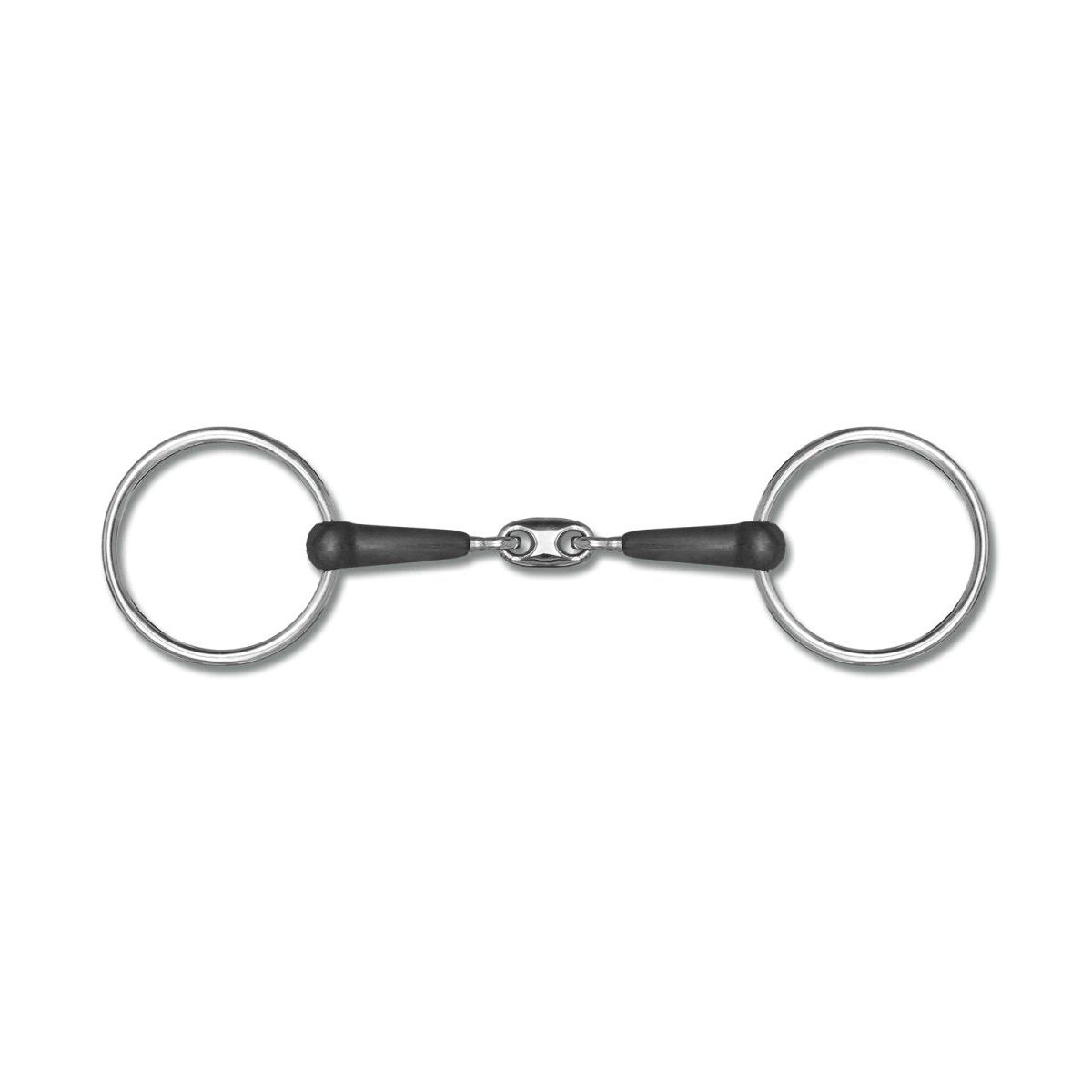 Waldhausen Rubber Snaffle Bit with olive, R:6cm, T: 1,5cm