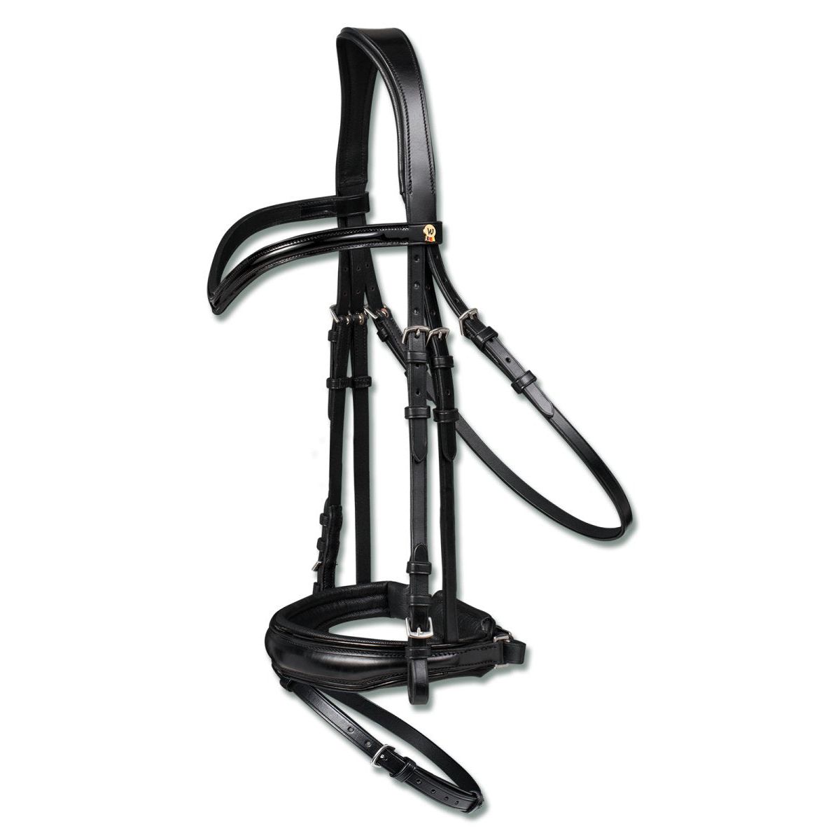 WALDHAUSEN S-LINE PATENT LEATHER BRIDLE BLACKSHINE - Black