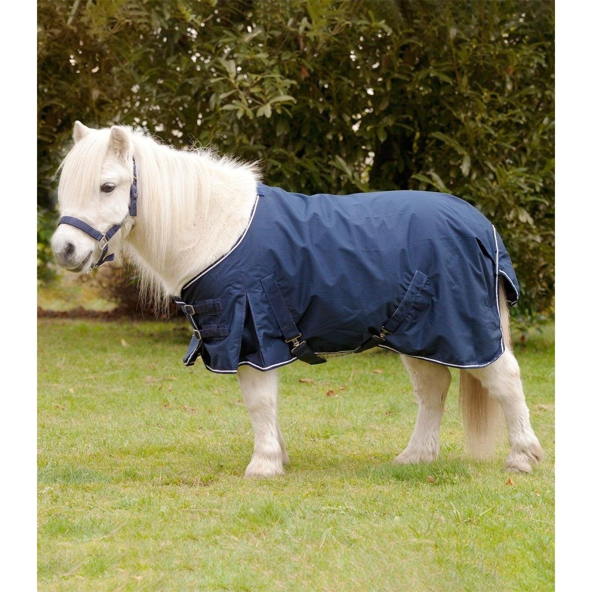 Waldhausen Shetty Rain Sheet with cross surcingles - Night blue