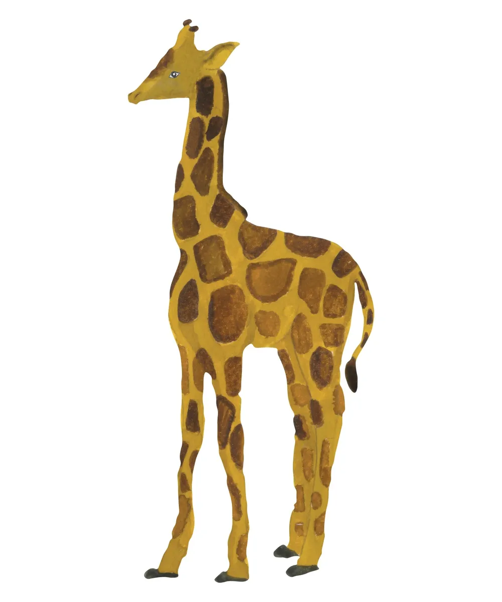 Wallsticker Giraffe Baby - Multi