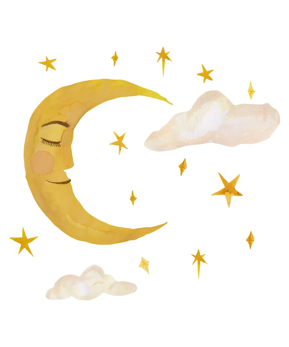 Wallsticker Moon - Multi