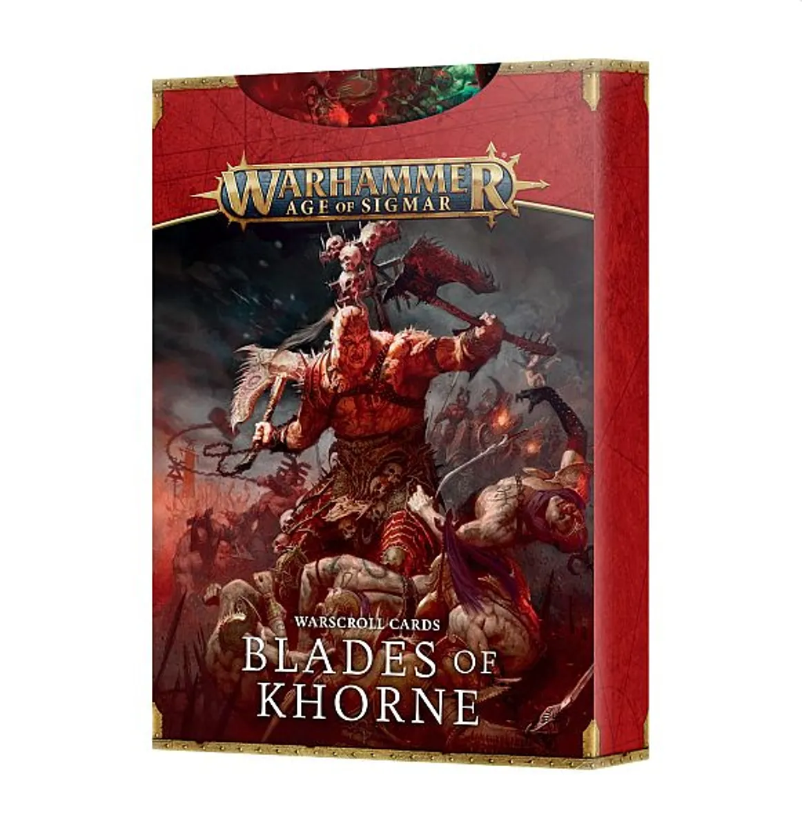 Warhammer: Age of Sigmar - Warscroll Cards: Blades of Khorne (2023) - 60050201006