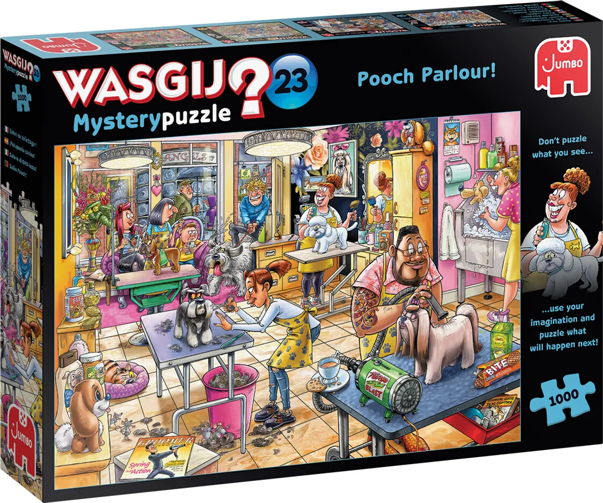 Wasgij - Mystery 23 Puslespil - 1000 Brikker - Pooch Parlour!