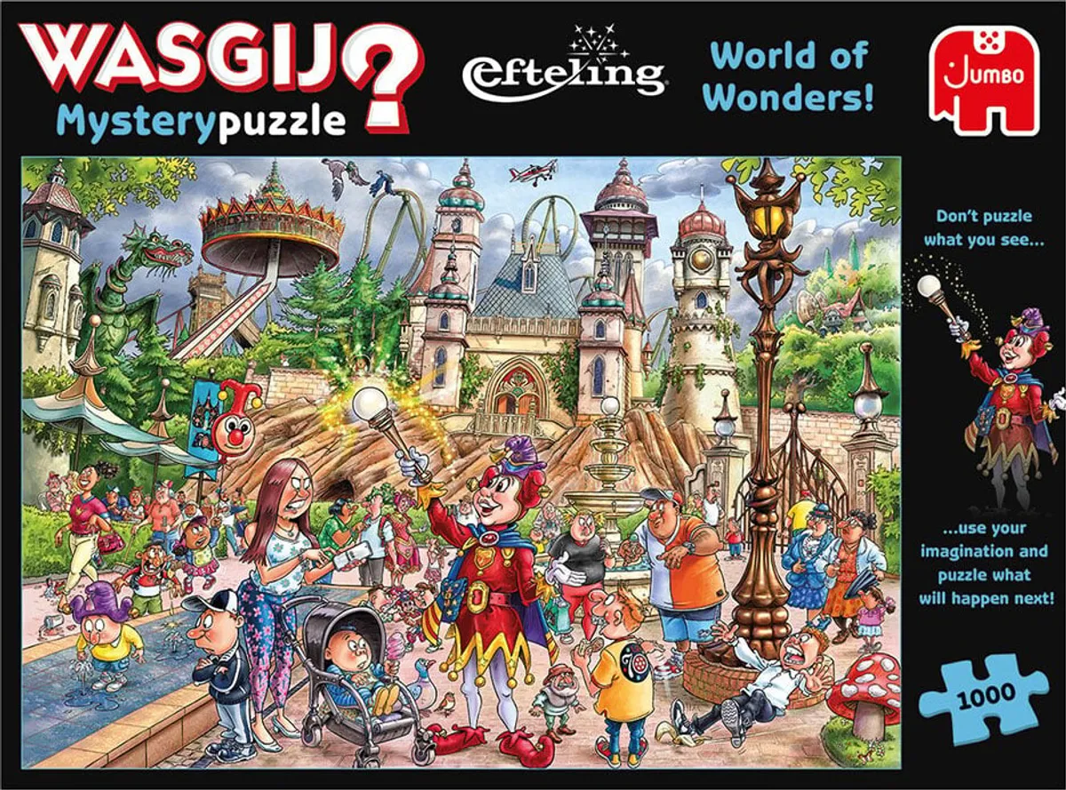 Wasgij - Mystery Efteling Puslespil - World Of Wonders! - 1000 Brikker