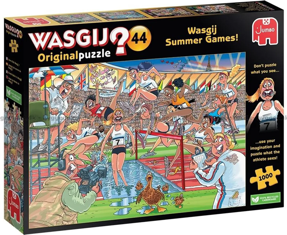 Wasgij - Original 44 Puslespil - Summer Games! - 1000 Brikker