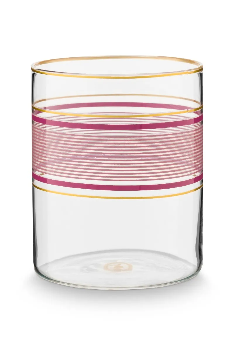 Water Glass Chique Pink 250ml