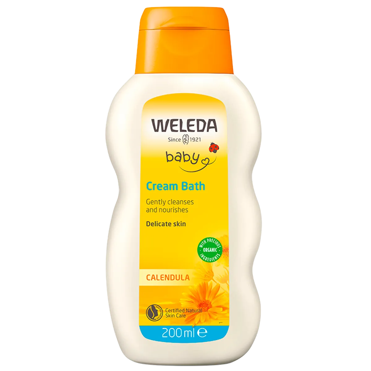 Weleda Calendula Cream Bath Mamma & Baby 200 ml.