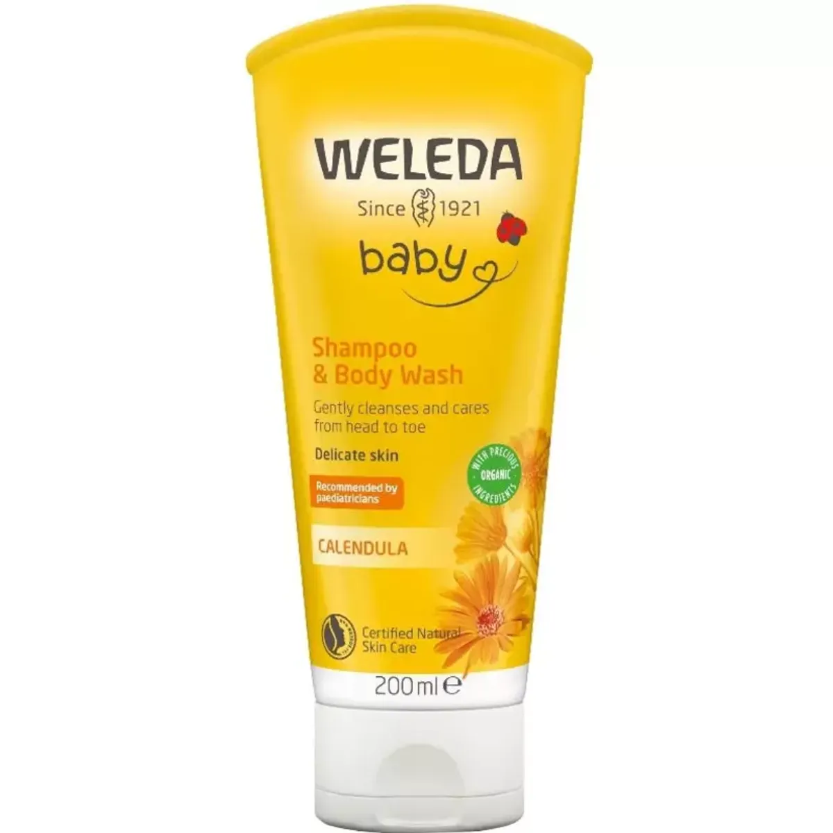 Weleda Calendula Shampoo & Body Wash 200 ml