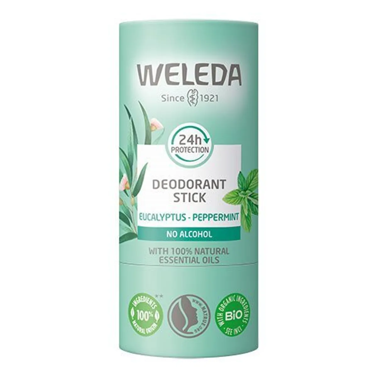 Weleda Deodorant stick Eucalyptus-Peppermint, 50g.