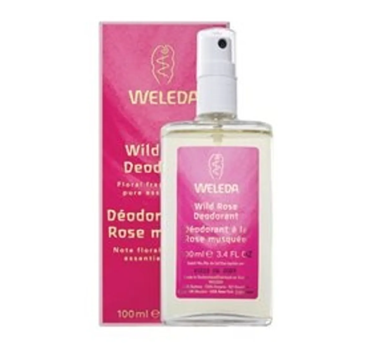 Weleda Deodorant Wild Rose, 100 ml