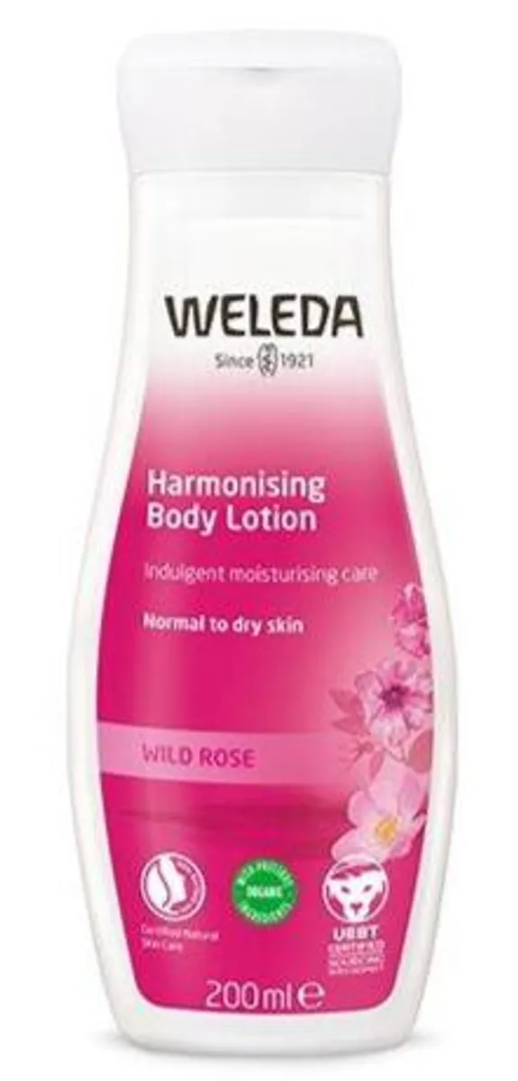 Weleda Harmonising Wild Rose Body Lotion, 200ml.