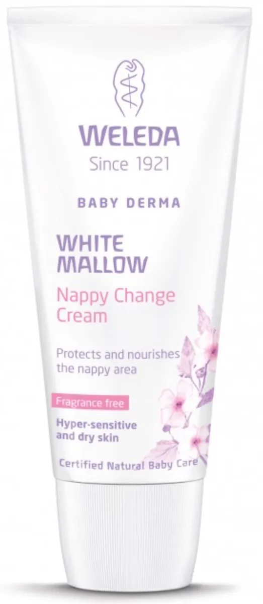 Weleda Nappy change cream White Mallow Baby Derma, 50ml.