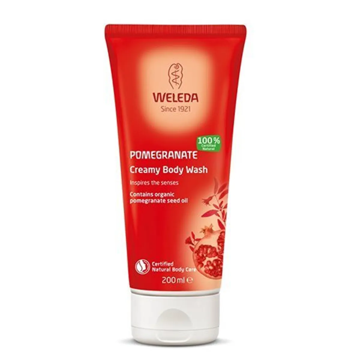 Weleda Pomegranate Creamy Body Wash - 200 ml.