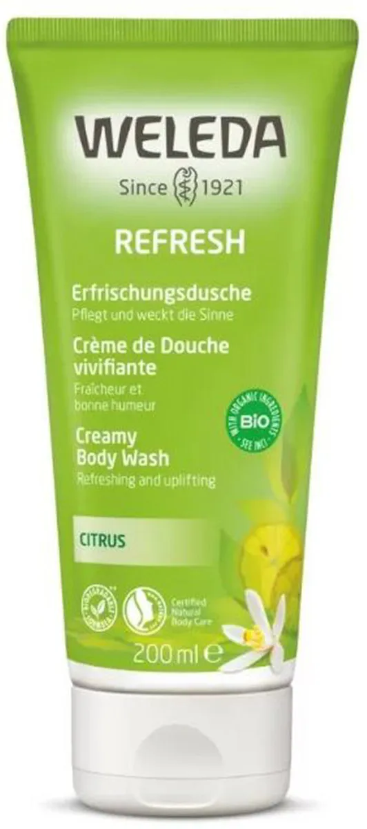 Weleda refresh creamy body wash citrus 200ml