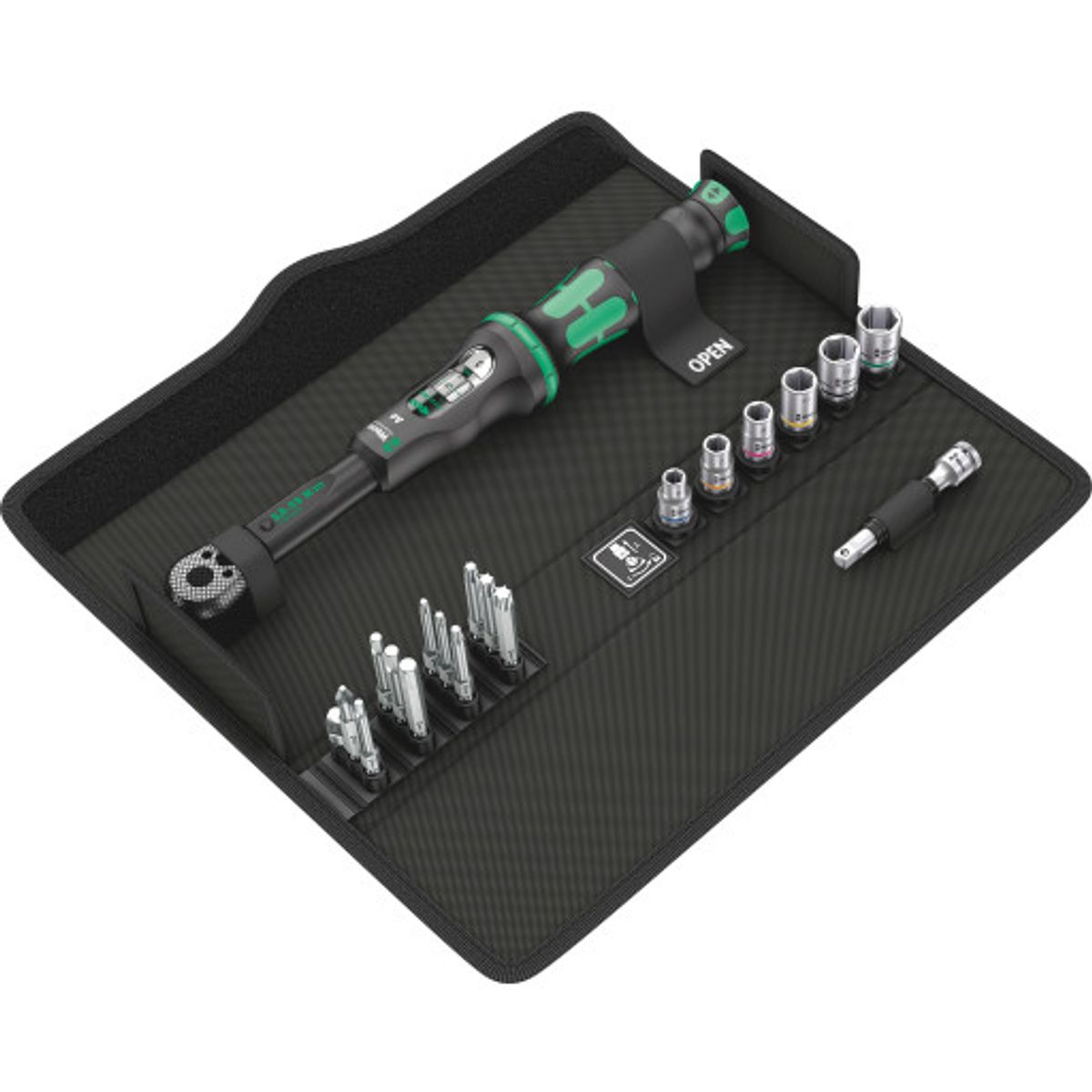 WERA Click-Torque A 6 Set 1, 2,5-25 Nm, 20 dele