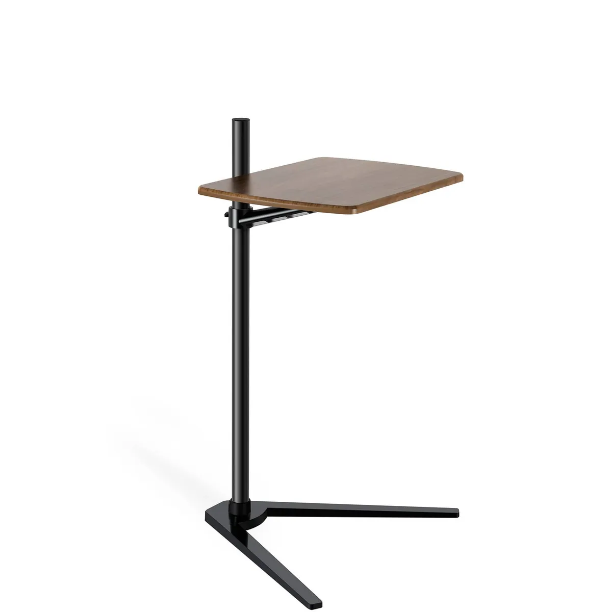 WERGON - Willow Lounge - Laptop / Tablet / Monitor - Justerbar stand med bord - H:30-90cm - Mørk brun