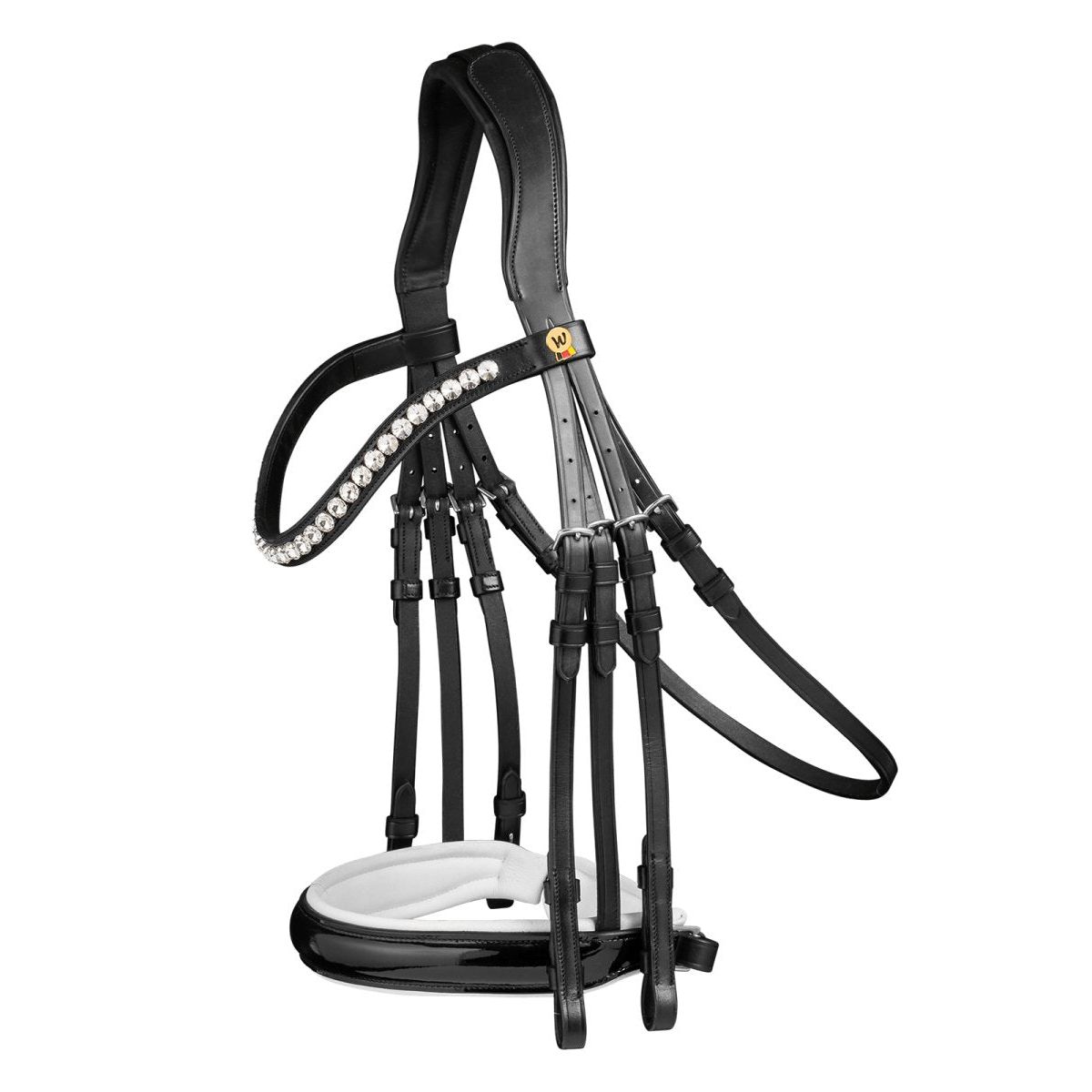 Weymouth bridle Timeless, pullback - Sort