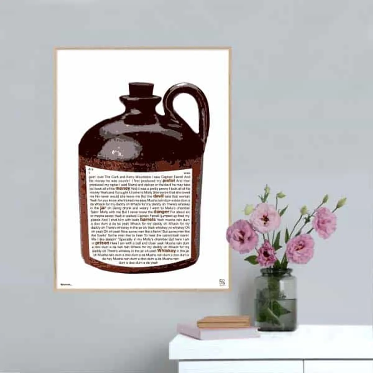 Whiskey In The Jar plakat - 30 x 42 cm / Medium / lodret