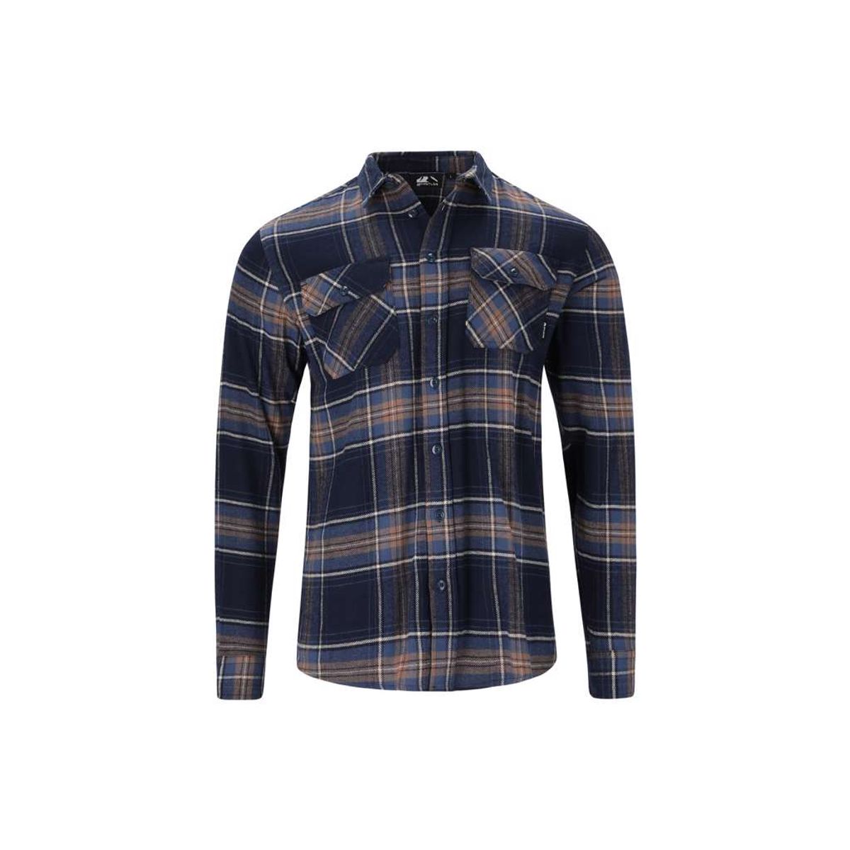 Whistler Jamba Flannel - Skjorte - Dark Denim - Str. S