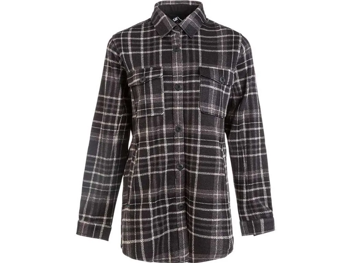 Whistler - Milly W Checked Fleece Shirt - Skjorte dame - Black - Str. 38