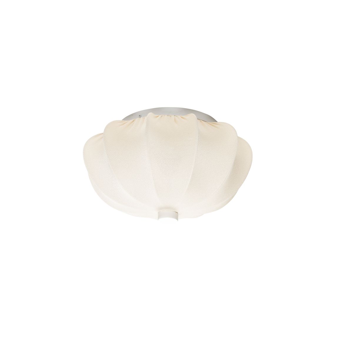 WHITE LABEL LIVING Shem M loftlampe - hvid polyester