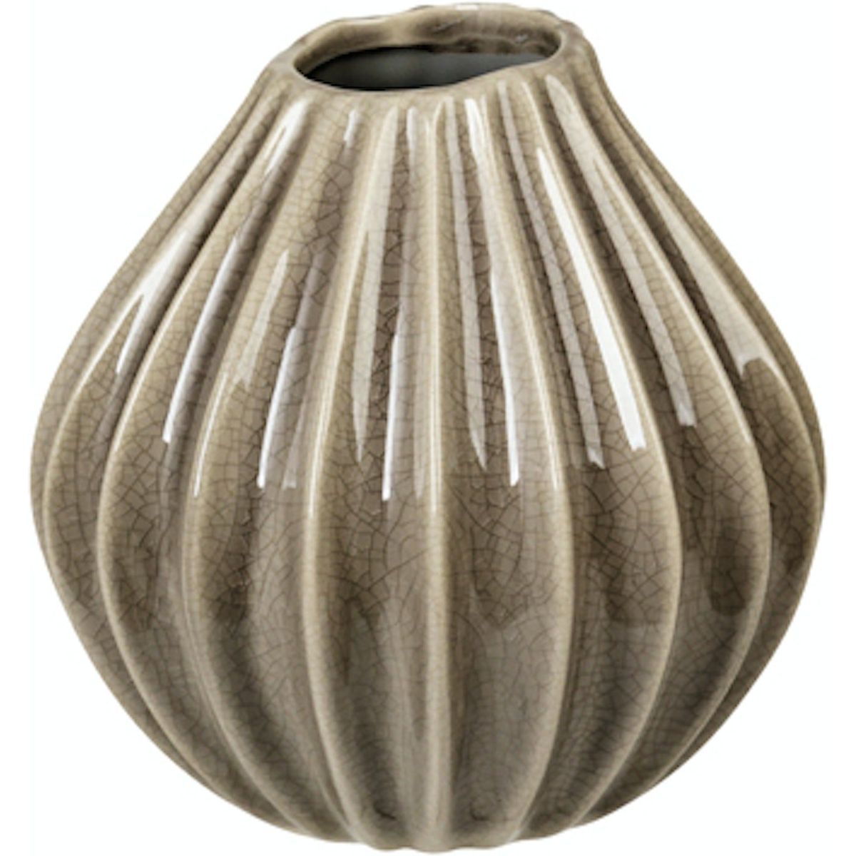 Wide, Vase, brun, H15x15 cm, keramik