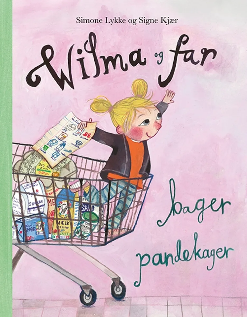 Wilma og far bager pandekager