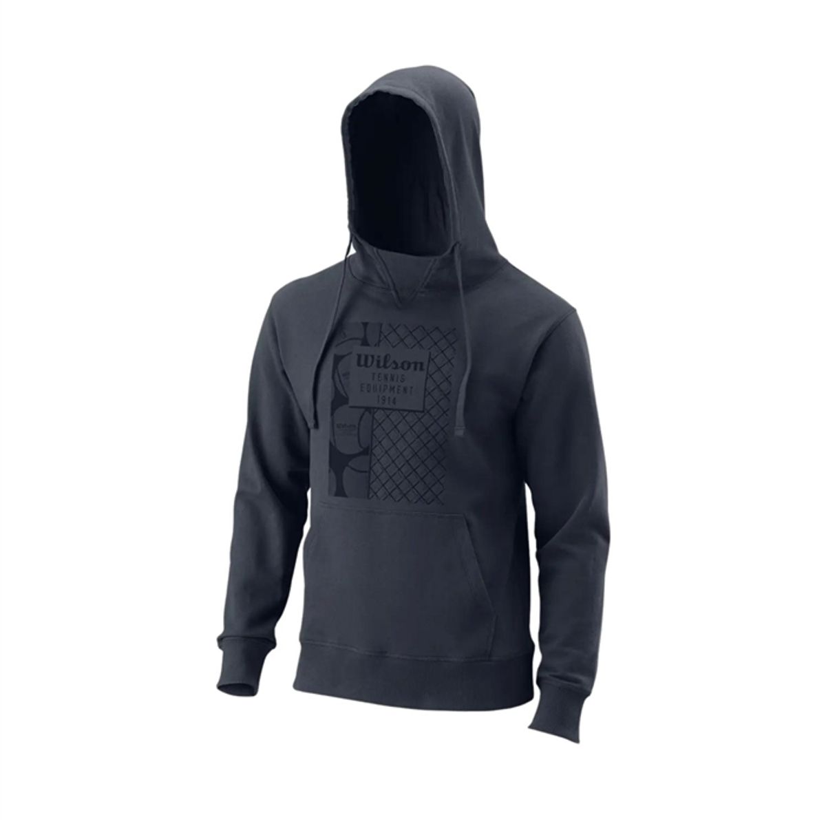 Wilson Equip Eco Cotton Slimfit Hoodie Indian Ink