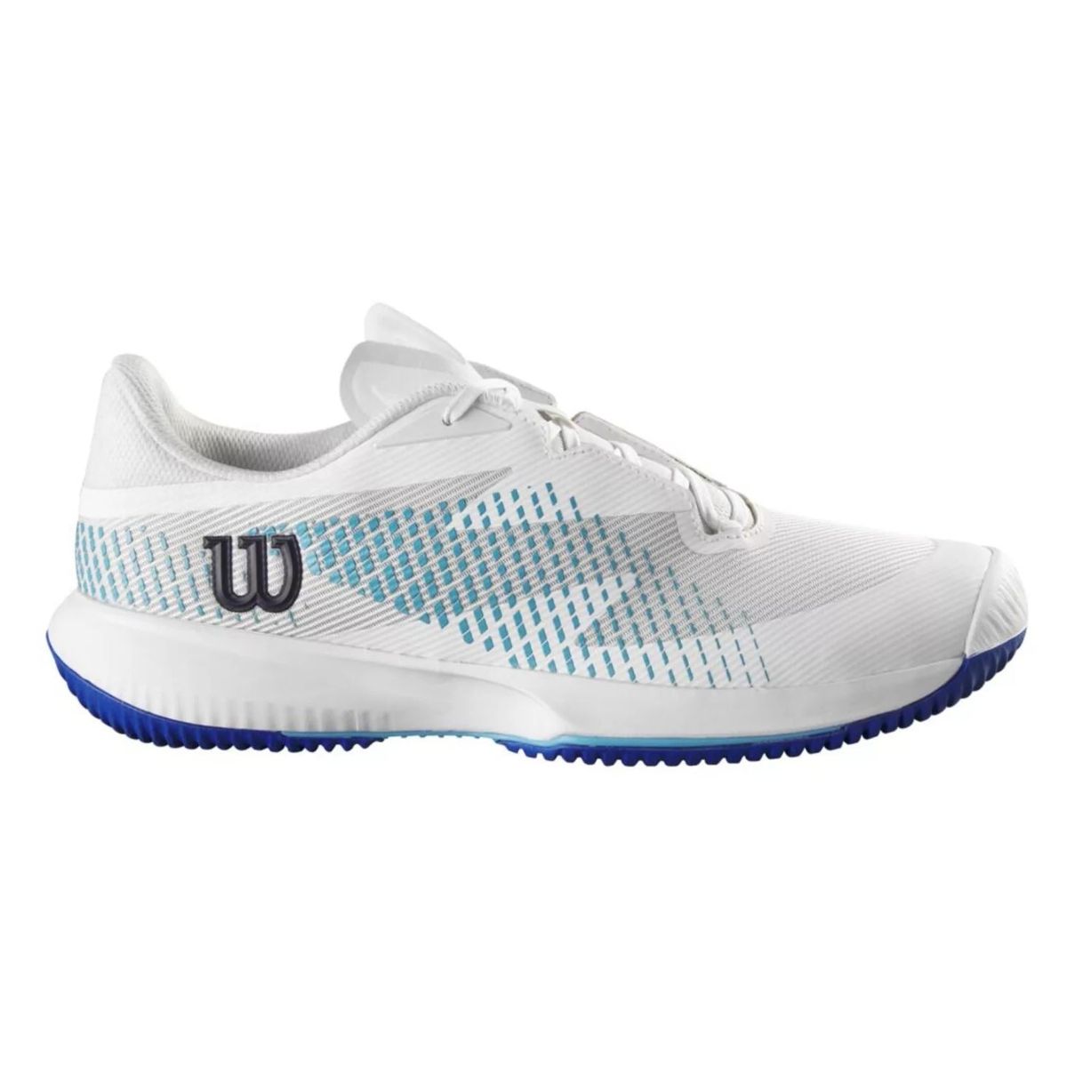 Wilson Kaos Swift 1.5 Men's Tennissko (White/Blue Atoll/Lapis Blue) - 40 2/3