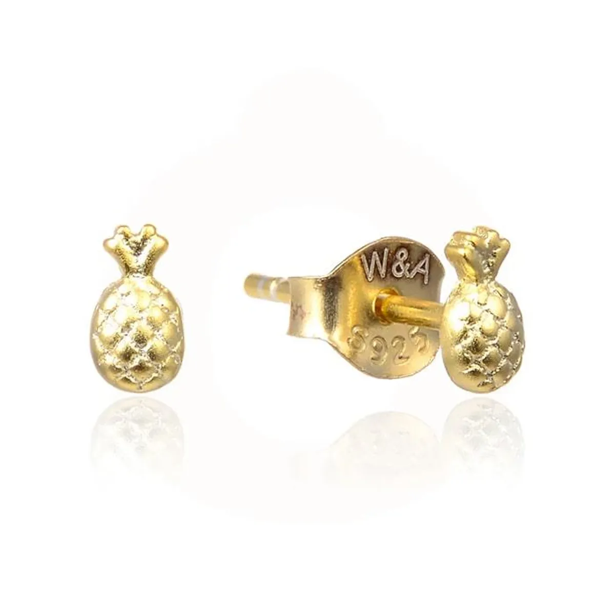 WiOGA - Pineapple Stud Øreringe E-1071-GP