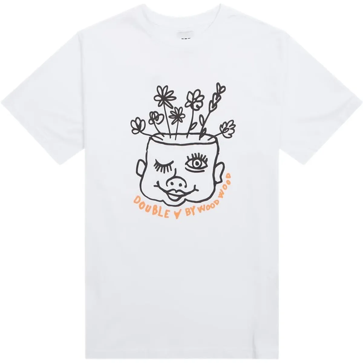 Wood Wood Asa Baby Face T-shirt Gots White