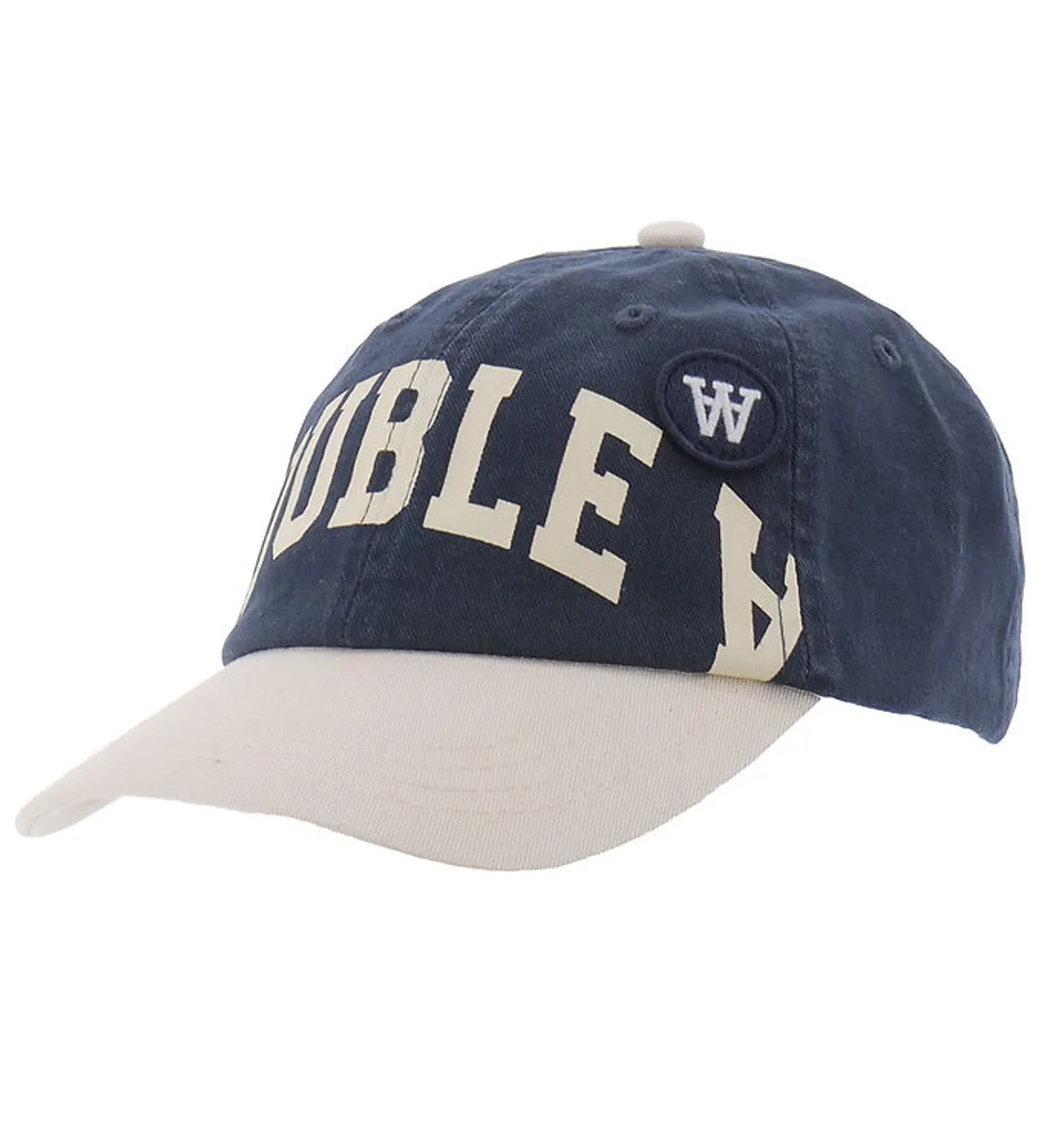 Wood Wood Kasket - Sim Arch Cap - Beige/Navy