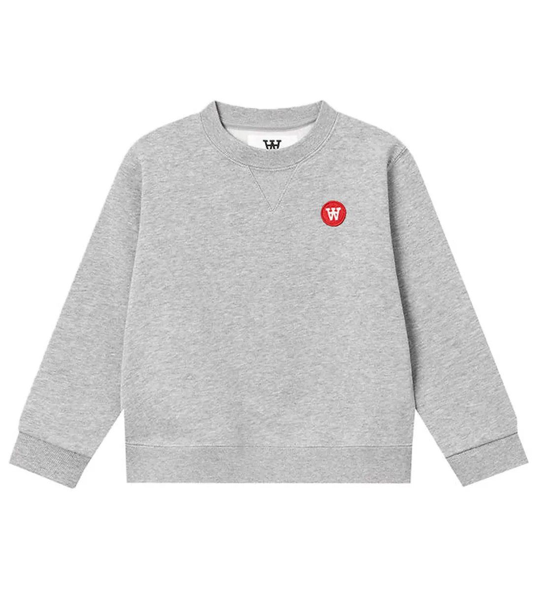 Wood Wood Sweatshirt - Rod - Gråmeleret