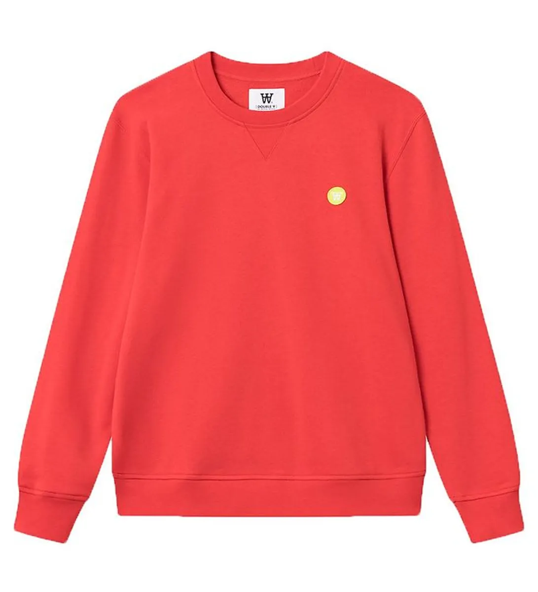 Wood Wood Sweatshirt - Tye - Apple Red