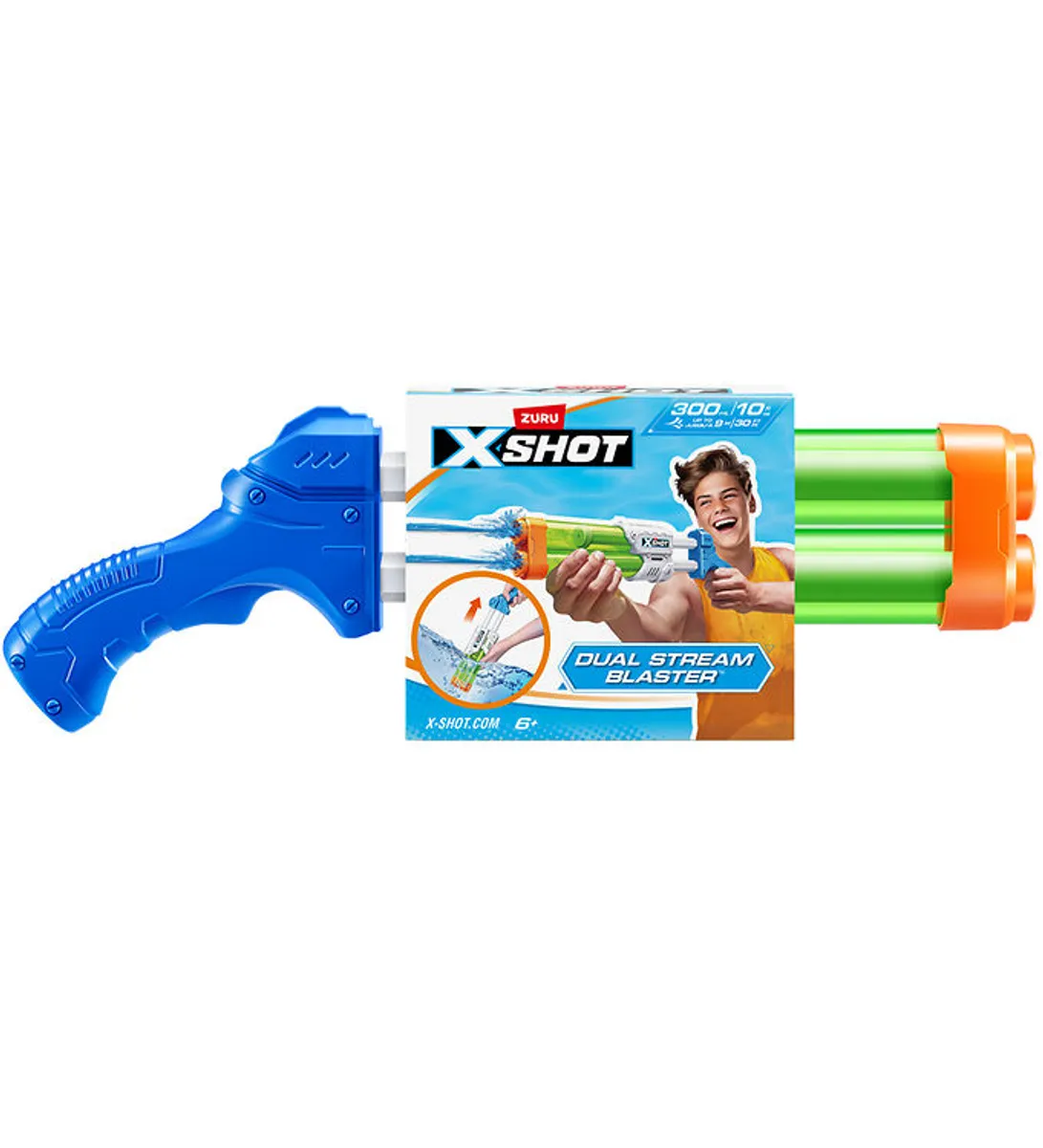 X-SHOT Vandgevær - Small Dual Stream Plunge Blaster