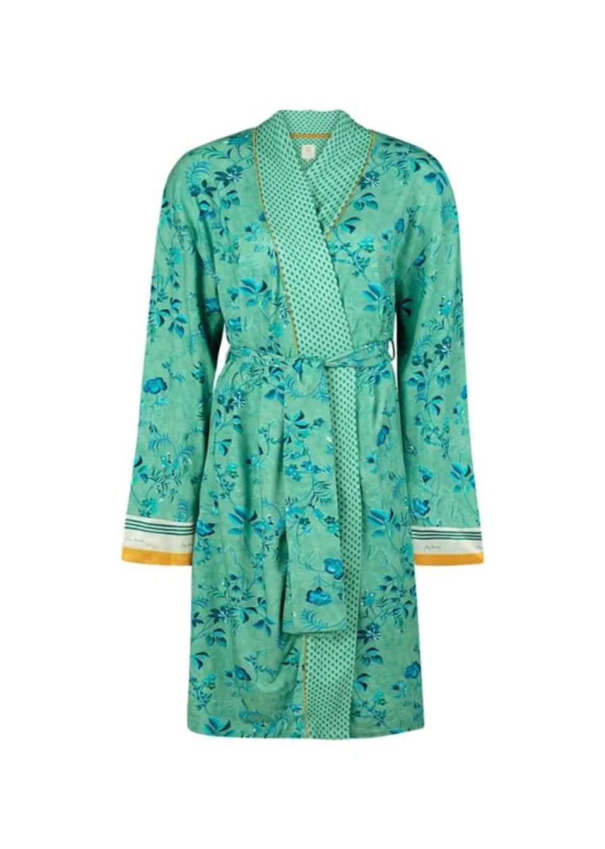 XXL Nisha Kimono Tokyo Blossom Green