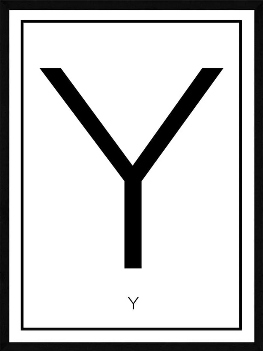 Y - Børneplakat